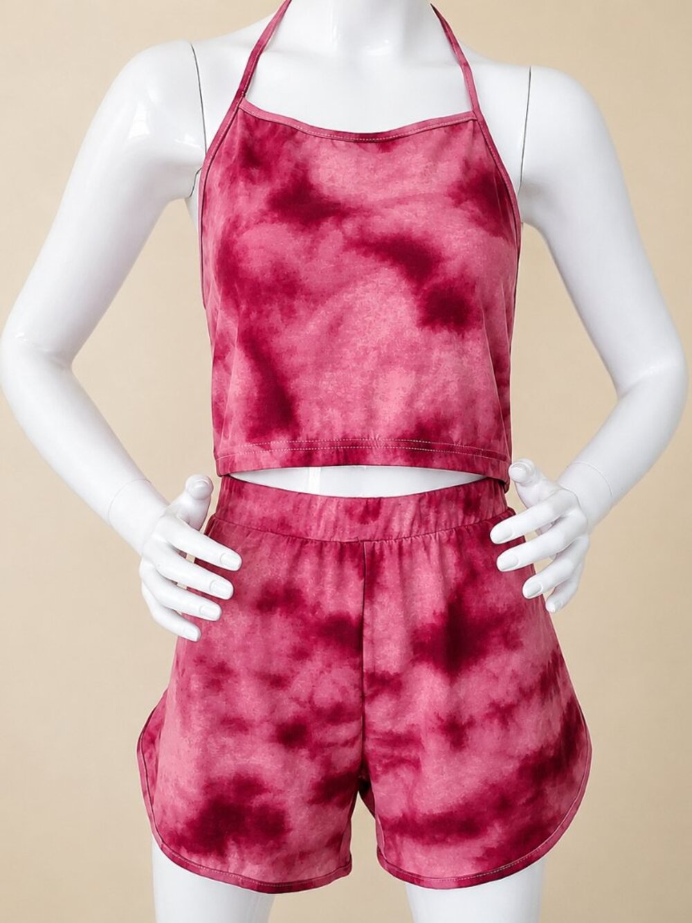 AQ-Sport Women's Tie Dye 2 Piece Plus Size Set SZ 1X